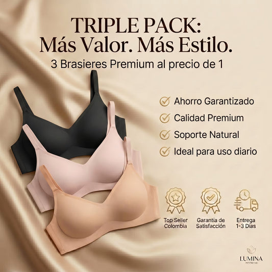 Brasier UltraLift® Pack X3| Realce Natural